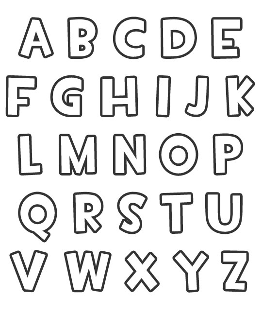 Joleen's Blog - Free alphabet stencils templates